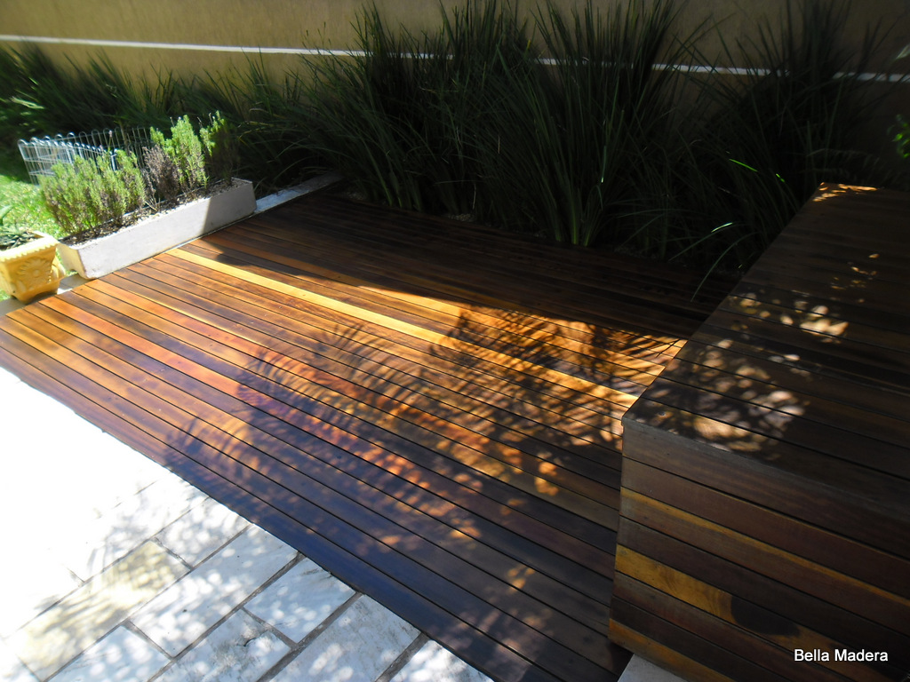 Deck de madeira maciça itaúba - Bella Decks